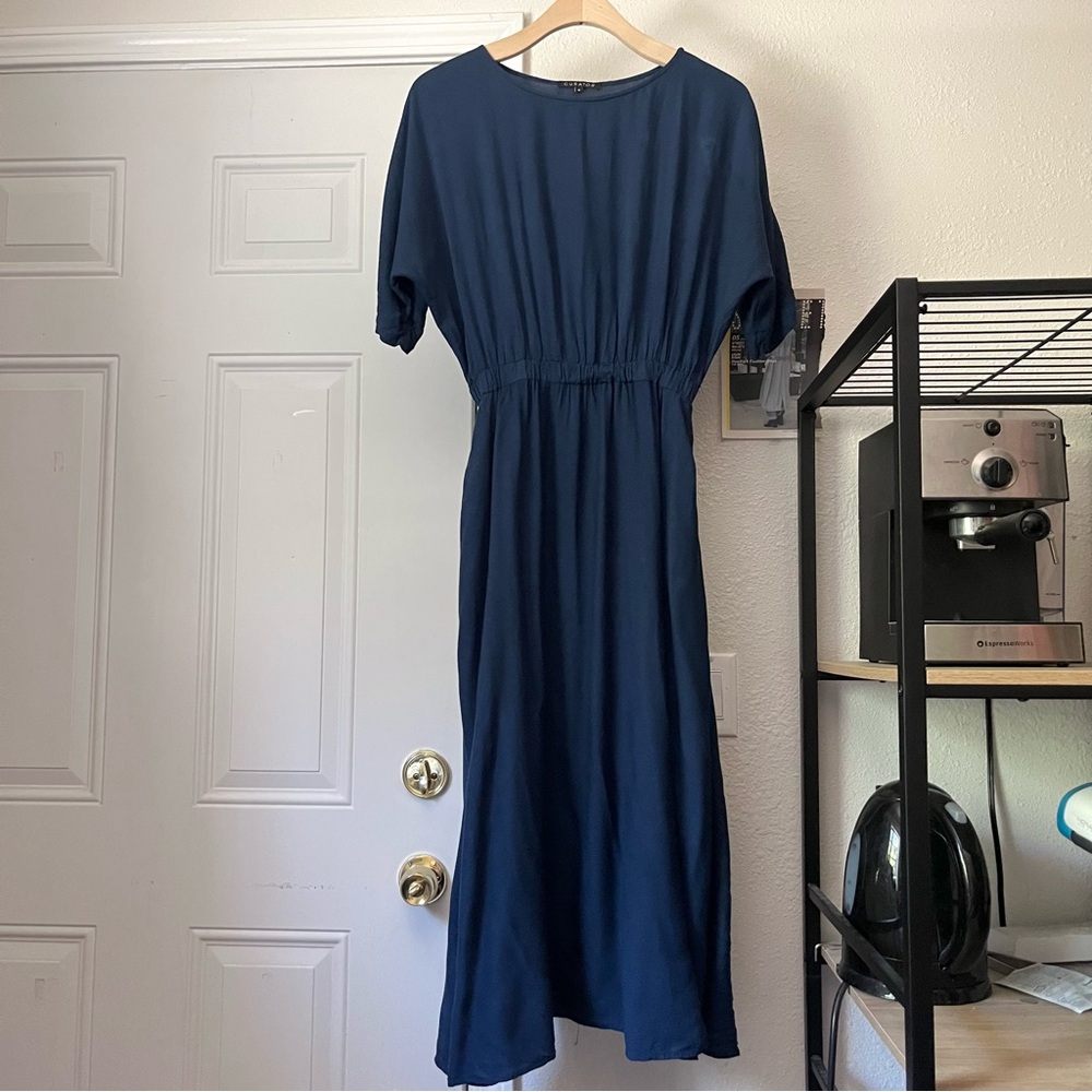 Curator SF Blue dolman sleeve dress